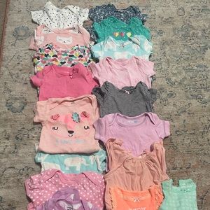 22 babygirl onesies 0-3 months